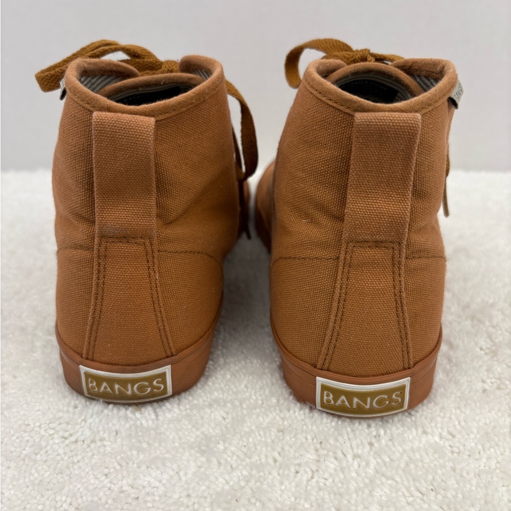 BANGS Sahara Sand Floral High Top Sneakers-Unisex Fit-Sizes: 7(M) 8.5(W) - Picture 2 of 9
